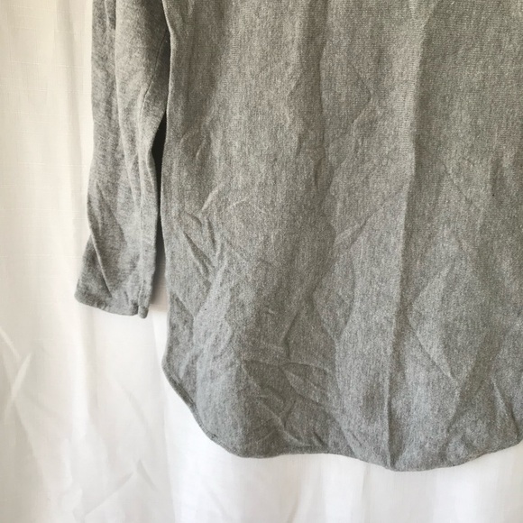 Micheal micheal kors gray long sleeve lightweight sweater size medium - Picture 9 of 10